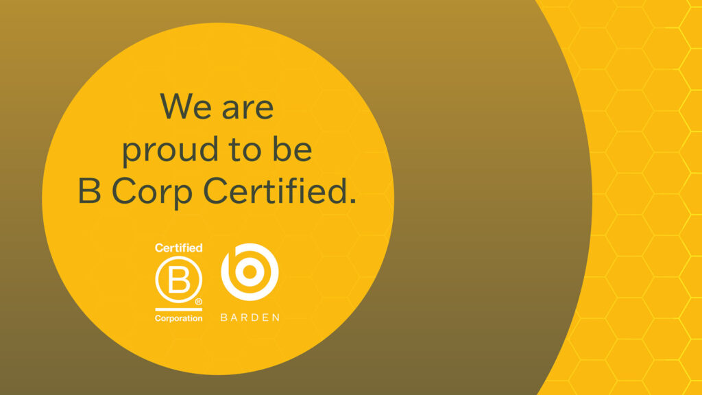 We are Proud to be B Corp Certified
