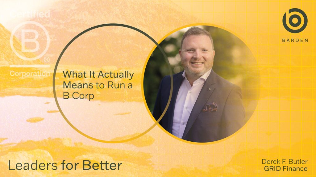 Leaders for Better | Derek F. Bulter | GRID Finance