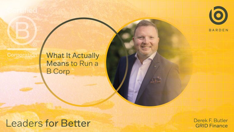 Leaders for Better | Derek F. Bulter | GRID Finance